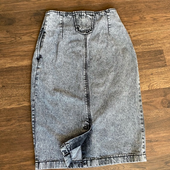 Vintage 80s Bonjour High Waisted Skirt - Picture 2 of 11